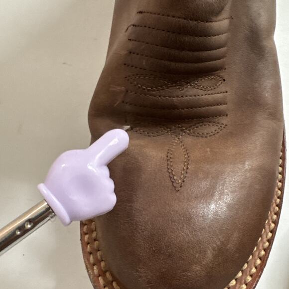 Vintage RESISTOL Cowboy Boots Mens 7B (NARROW) Western Leather READ - Picture 6 of 10